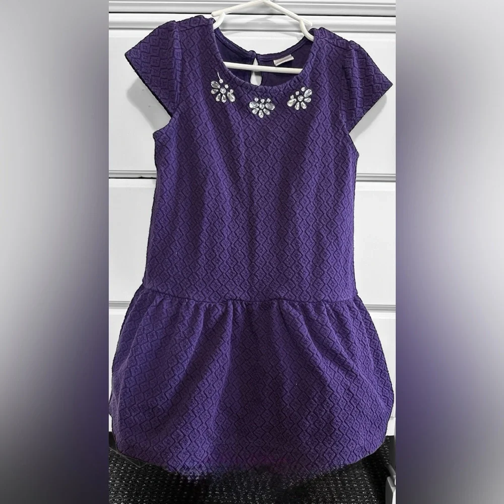 Gymboree Deep Purple feminine quilted embellished size 6